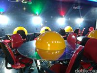 Bentuk meja seperti matahari (Dadang/detikcom)