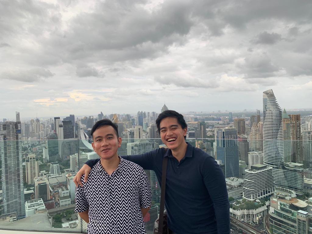Gibran Rakabuming dan Kaesang Pangarep (Twitter @kaesangp)