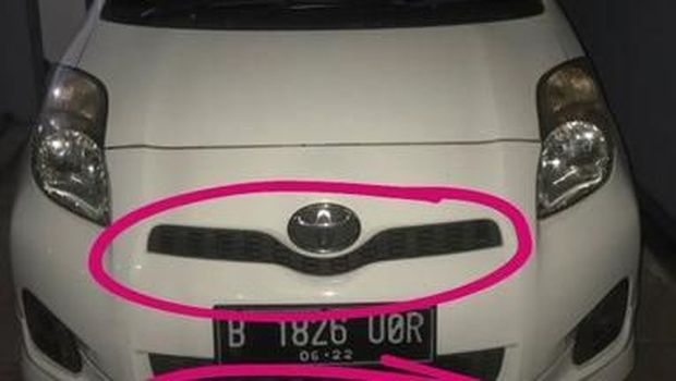 Mobil milik Radityo Utomo berbeda dengan ciri mobil pelanggar.