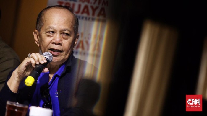 Wakil Ketua Umum Partai Demokrat, Syarief Hasan di acara diskusi Polemik “Utak Atik Manuver Elit”, Jakarta, 27 Juli 2019.