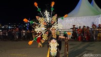 Seorang peserta festival. Dalam Manado Fiesta nanti ada Manado Culinary Festival pada 30 dan 31 Juli 2019 bertempat di Taman Berkat. (Syanti Mustika/detikcom)