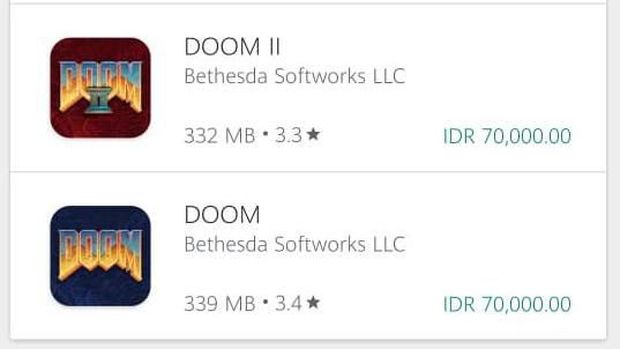 Dua Game Legendaris Doom Rambah Android dan iOS