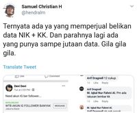 Viral data NIK KTP dan KK diperjualbelikan