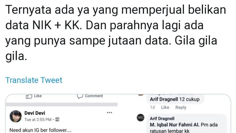 Viral Jual Beli Data e-KTP dan KK Warga Ditelusuri Polisi Viral Jual Beli Data e-KTP dan KK Warga Ditelusuri Polisi