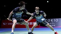 The Minions kembali akan bertemu dengan Ahsan/Hendra di babak final usai mengalahkan  ganda putra China Li Junhui dan Liu Yuchen dengan skor 16-2, 21-11. Istimewa/Antara Foto/Humas PP PBSI-Widya.
