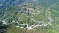 Pegunungan Tengah ini menjalar dari Pegunungan Mandala di Oksibil - Pegunungan Trikora di Wamena - Pegunungan Puncak Jaya di Kabupaten Puncak Jaya.Foto: Dok. PT Wijaya Karya (Persero) Tbk