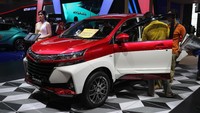 Kali ini Avanza dibalut warna merah putih laiknya bendera Indonesia. Foto: Dina Rayanti
