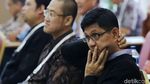 Ekspresi Laode Syarif, Basaria dan Antam Novambar Tes Psikologi Capim KPK