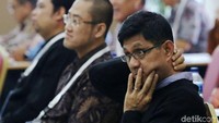 Tes psikologi juga diikuti oleh Wakil Ketua KPK Laode M Syarif.