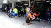 Pit beberapa tim yang akan tampil hari ini, Minggu (28/7/2019).
