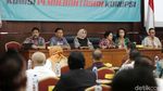 Ekspresi Laode Syarif, Basaria dan Antam Novambar Tes Psikologi Capim KPK