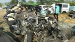 3 Orang Tewas, Begini Kondisi MPV yang Ditabrak Bus di Cipali