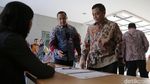 Ekspresi Laode Syarif, Basaria dan Antam Novambar Tes Psikologi Capim KPK