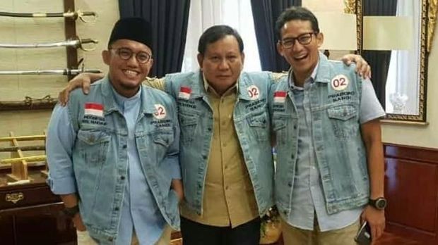 Dahnil saat mendampigi Prabowo-Sandi / 