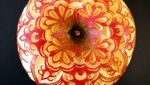 Berukir Cantik, 10 Kreasi Seni Apel Ini Dibuat Seniman Dapur