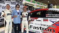 Pacuan Mitsubishi Evo X Rizal bisa diajak kerja sama sejak SS (special stage) pertama dari total 4 SS tersisa sepanjang 63 kilometer di Minggu (28/7). Foto: dok. Rizal Sungkar