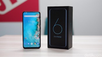 8. Asus Zenfone 6 2019 RAM 6 GB ROM 128 GB dengan skor 452776. Foto: Adi Fida Rahman/detikINET
