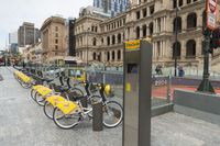 Stasiun penyewaan sepeda di Brisbane (iStock)