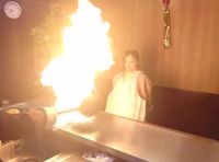 'Fire Ramen', Ramen Berkuah Kaldu Api Menyala di Jepang