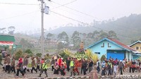 Kaligua Culture Festival (KCF) digelar di Kebun Teh Kaligua, Desa Pandansari, Kecamatan Paguyangan, Brebes, Jawa Tengah. Wisatawan datang dari Tegal, Banyumas dan Cirebon (Imam Suripto/detikcom)