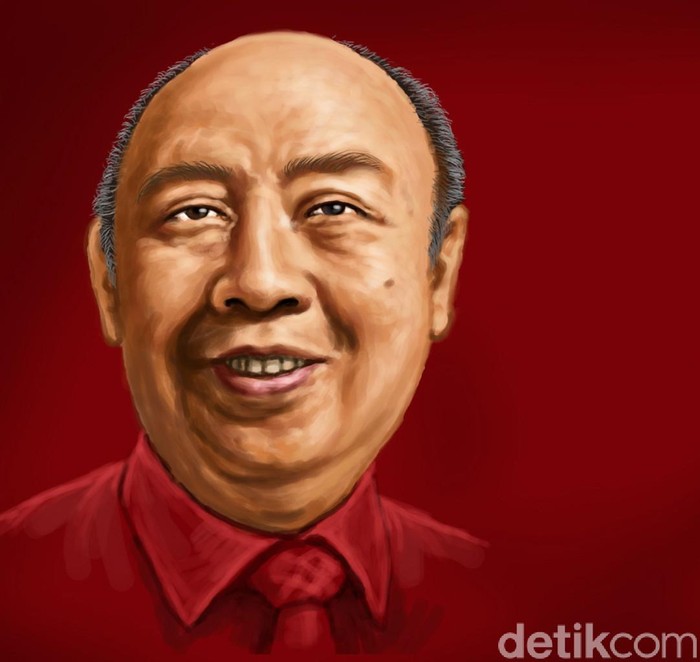Ilustrasi Sudono Salim alias Om Liem