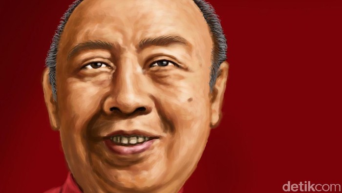 Ilustrasi Sudono Salim alias Om Liem