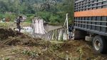 Jembatan Putus, Upaya Terangi Desa di Pelosok Jalan Terus
