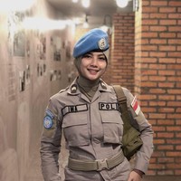 Rencananya Briptu Imah akan menyelesaikan tugasnya sebagai pasukan misi kemnausiaan PBB di Afrika hingga Juni 2020. Pada Juli 2020 dia sudah kembali lagi ke Indonesia. Foto: Dok. Instagram @hikmanursyaa