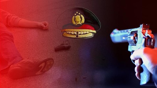 Ilustrasi fokus (bukan buat insert) Polisi Tembak Mati Polisi (Luthfy Syahban/detikcom)