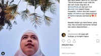 Namun baru-baru ini ia mengatakan dirinya akan kembali aktif lagi karena dukungan dari para netizen yang memintanya kembali. Dok. Instagram/riaricis1795