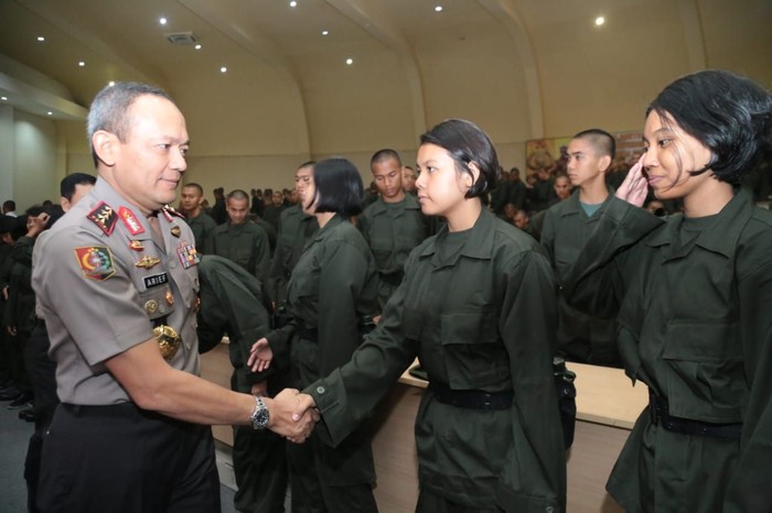 Kalemdiklat Polri Komjen Arief Sulistyanto menyambangi calon taruna Akpol/Dok Lemdiklat Polri