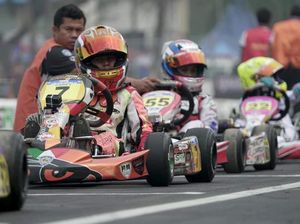 Pebalap Cilik Ini Terus Perbaiki Performa di Kejurnas Gokart