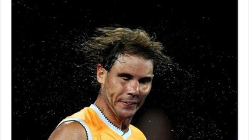 Bangun langsung mandi keringat seperti Rafael Nadal. Foto: Twitter