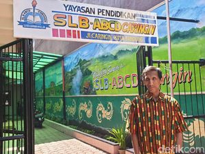 Perjuangan Pria Tunanetra di Bandung Sulap Rumah Pribadi Jadi SLB