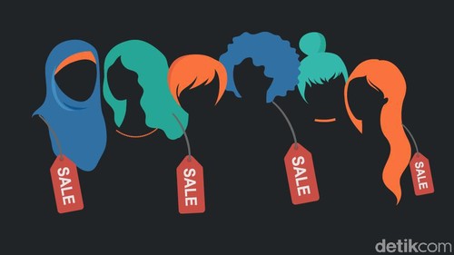 Ilustrasi perdagangan orang/prostitusi (Fuad Hashim/detikcom)