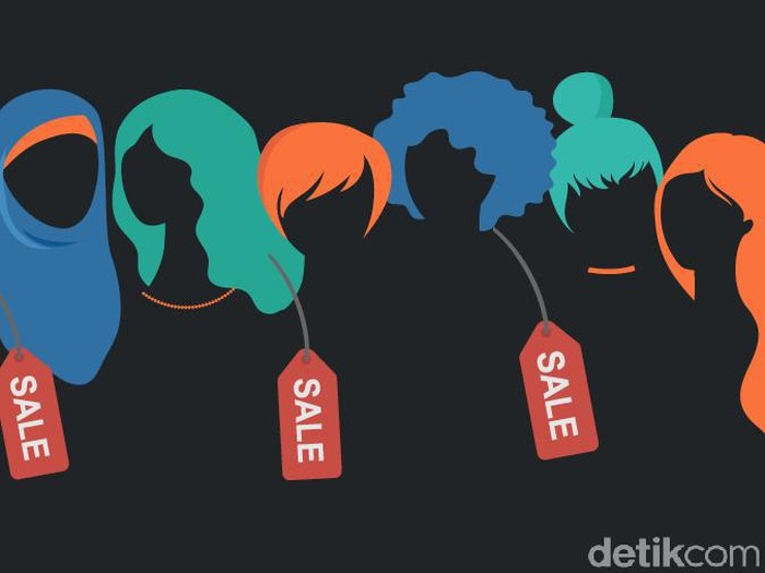 Ilustrasi perdagangan orang/prostitusi (Fuad Hashim/detikcom)