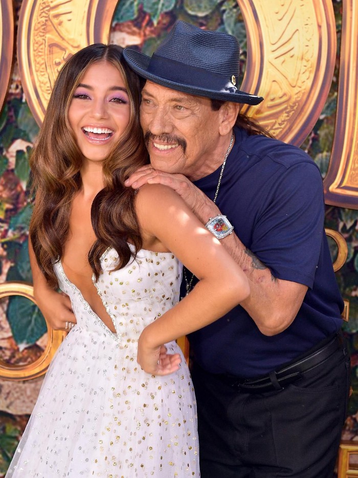 Isabela Moner LOS ANGELES, CALIFORNIA - JULY 28: (L-R) Qorianka Kilcher, Madeleine Madden, Jeff Wahlberg, Eugenio Derbez, Eva Longoria, Danny Trejo, Isabela Moner, Michael PeΓΒ±a, and Nicholas Coombe attend the LA Premiere of Paramount Pictures Dora And The Lost City Of Gold at Regal Cinemas L.A. Live on July 28, 2019 in Los Angeles, California. (Photo by Matt Winkelmeyer/Getty Images)