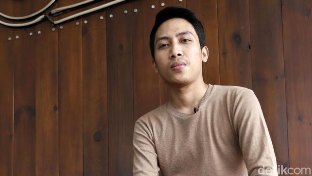 Aby Respati saat berkunjung ke kantor detikcom.