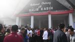 Gaya Jokowi-Iriana Saat Tinjau Lokasi Wisata di Sumatera Utara