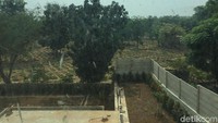 Rumah DP 0 yang diberi nama Samawa ini memang bersebelahan dengan Taman Pemakaman Umum Pondok Kelapa.