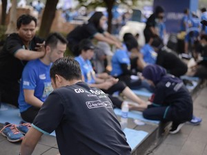 Bareng Pocari Sweat, Go-Life Dukung Hidup Sehat Warga Bandung