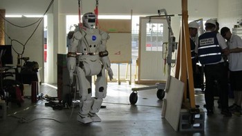 Sebagai robot semi otonom, Valkryie mampu memilih rute terbaik menuju titik lokasi yang sudah ditentukan operatornya. (Foto: Dok. NASA)