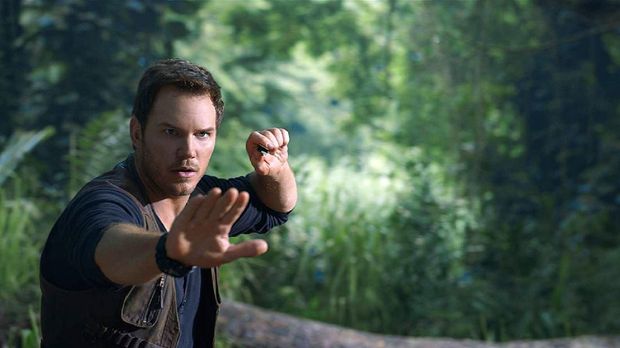 Screenshoot adegan film 'Jurassic World: Fallen Kingdom'.