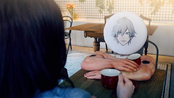 Saling bertatapan mesra di cafe pun bisa dilakukan. (Foto: Dok. Otome-Yusha)