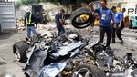 Detik-detik Ferrari Digilas Buldoser karena Pajaknya Tak Dibayar