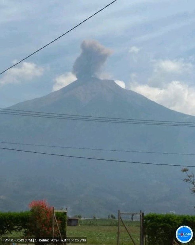 Gunung Kerinci Erupsi, Ada Potensi Jalur Penerbangan Terganggu Gunung Kerinci Erupsi, Ada Potensi Jalur Penerbangan Terganggu