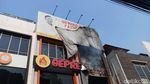 Penampakan Kebakaran di Geprek Bensu Fatmawati