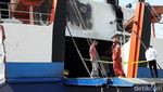 2 Orang Tewas, Ini Penampakan Kebakaran KM Sembilang di Karimun