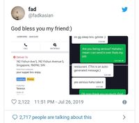Dapat Makanan dari Pelanggan, Curhatan Ojol Ini Bikin Netizen Tersentuh