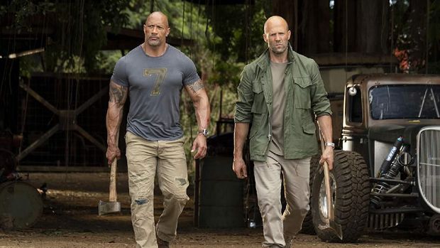 'Hobbs and Shaw': Asyiknya Nongkrong Bareng The Rock dan Jason Statham